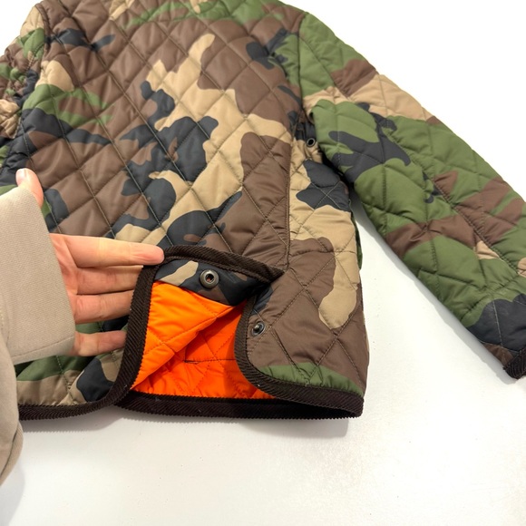 Polo Ralph Lauren Toddler Boy's Sz 4T Quilted Puffer Jacket Car Coat Green Camo - Picture 5 of 7
